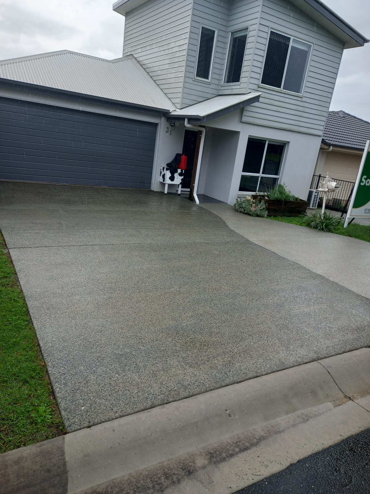 Driveway 4, after