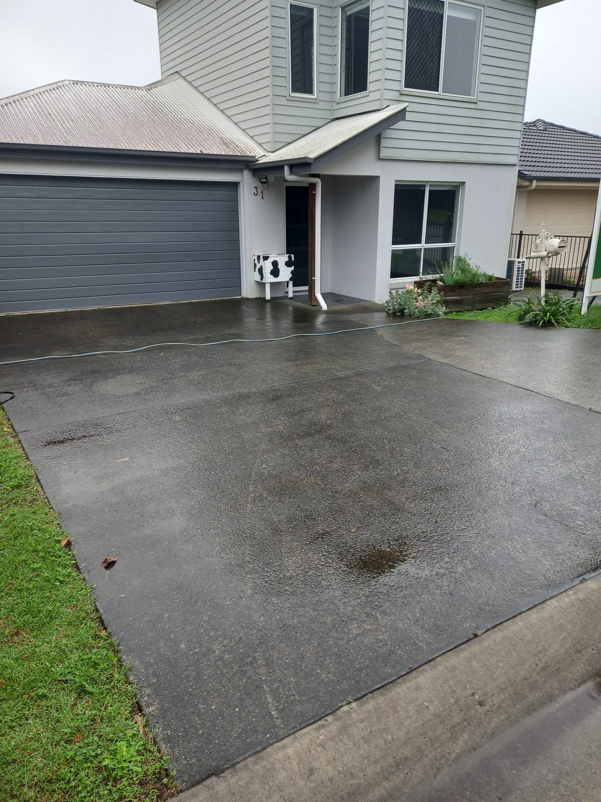 Driveway 4, before