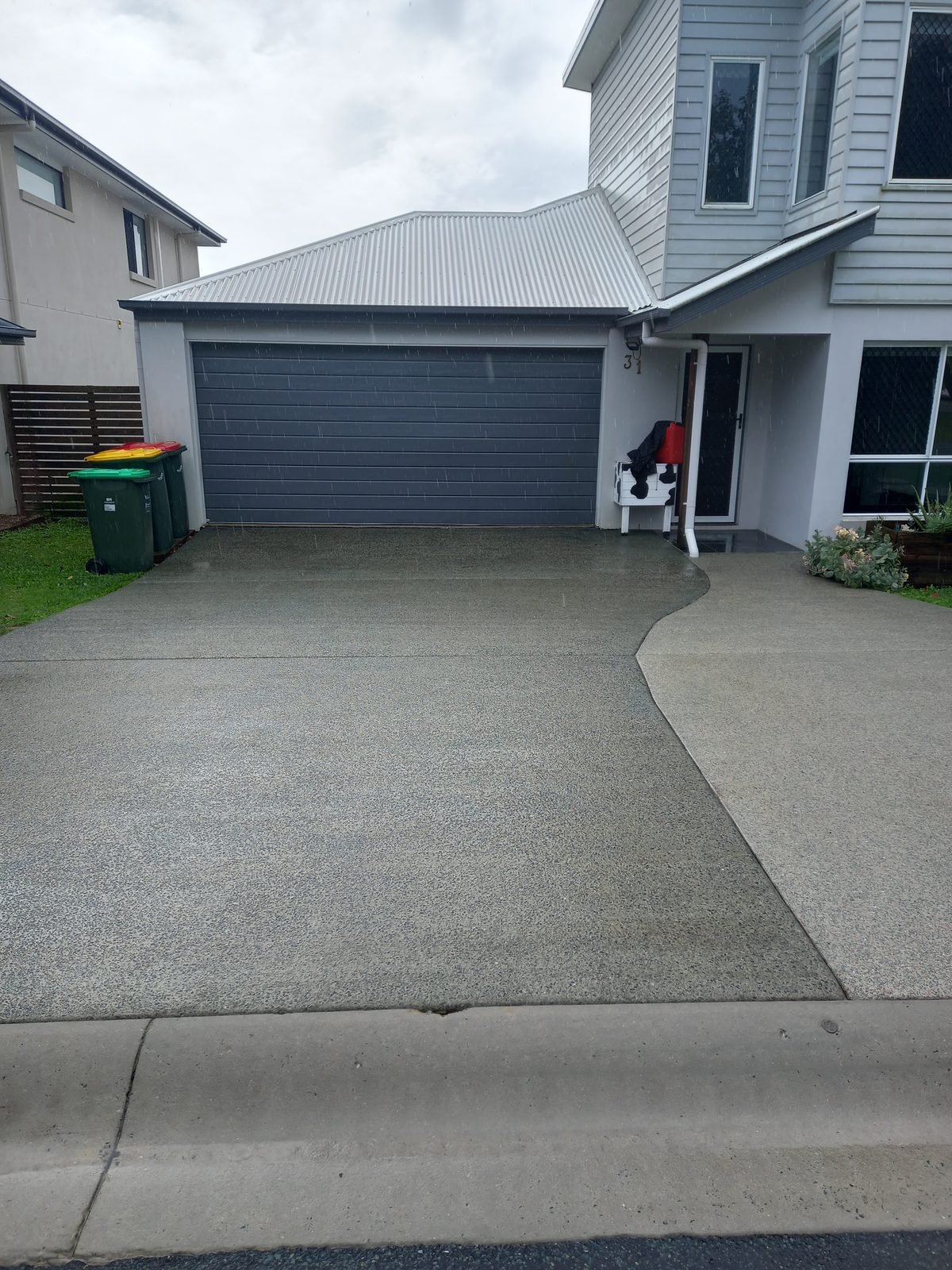 Driveway 5, after