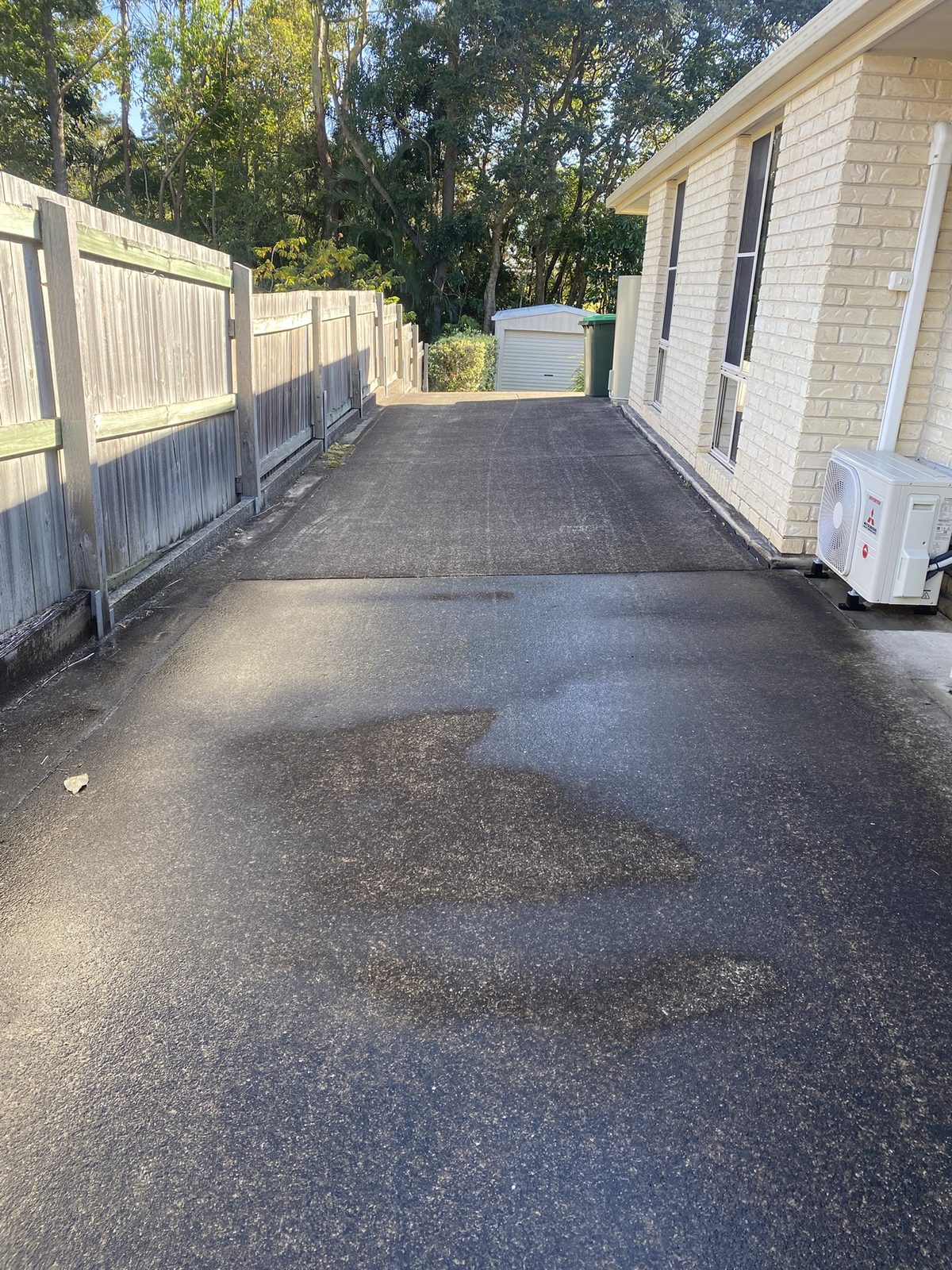 Driveway 7, before