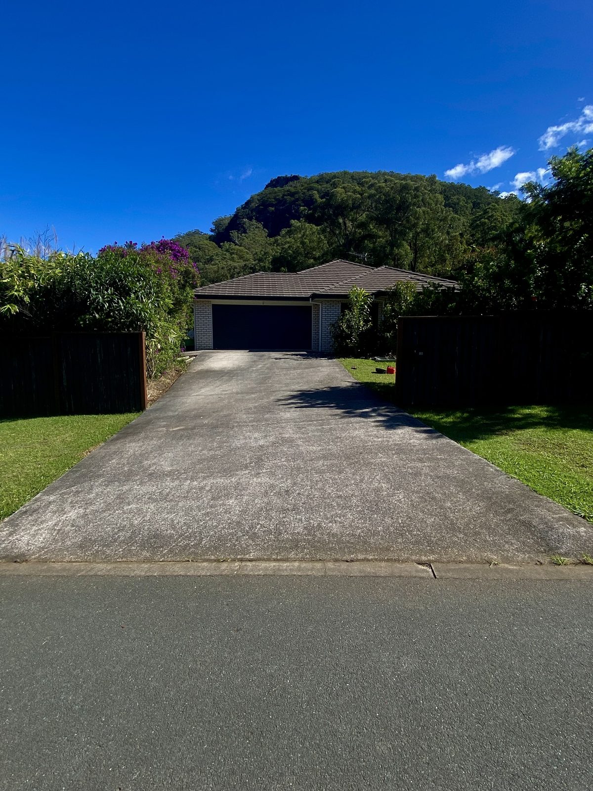 Driveway 8, before