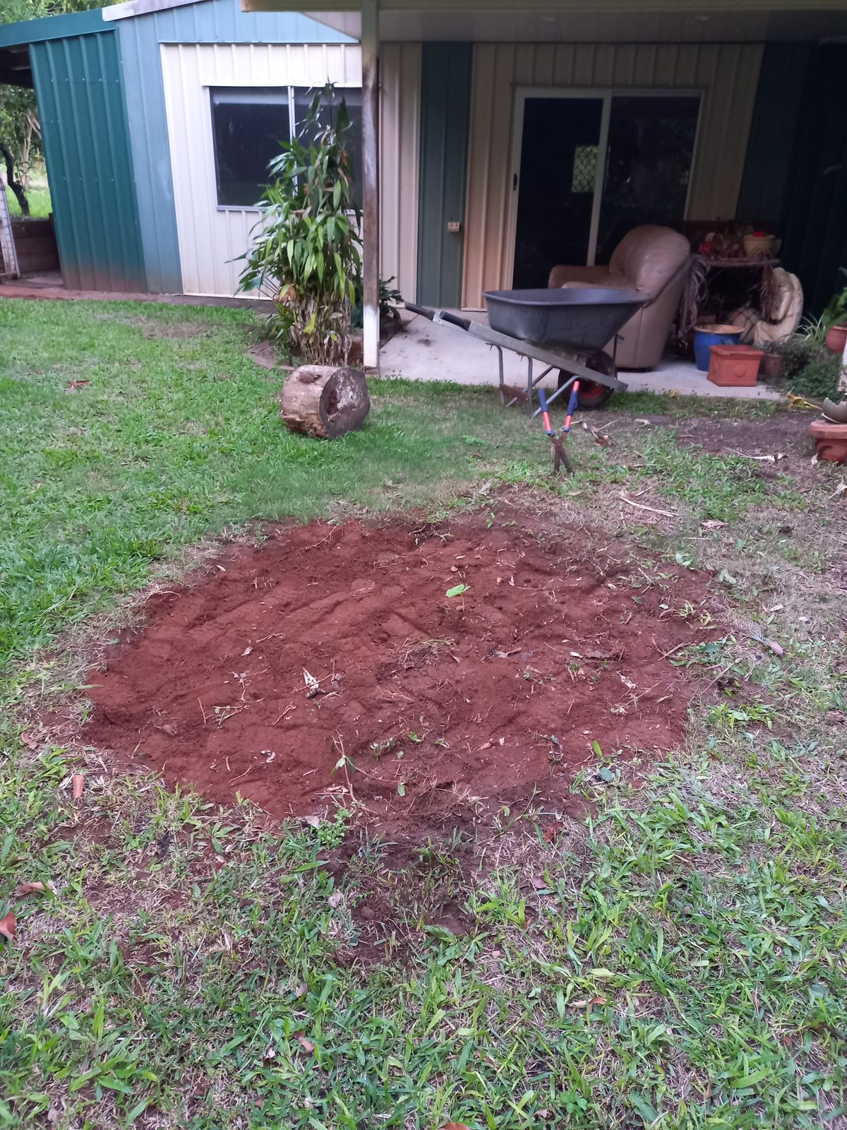 Fire pit, after