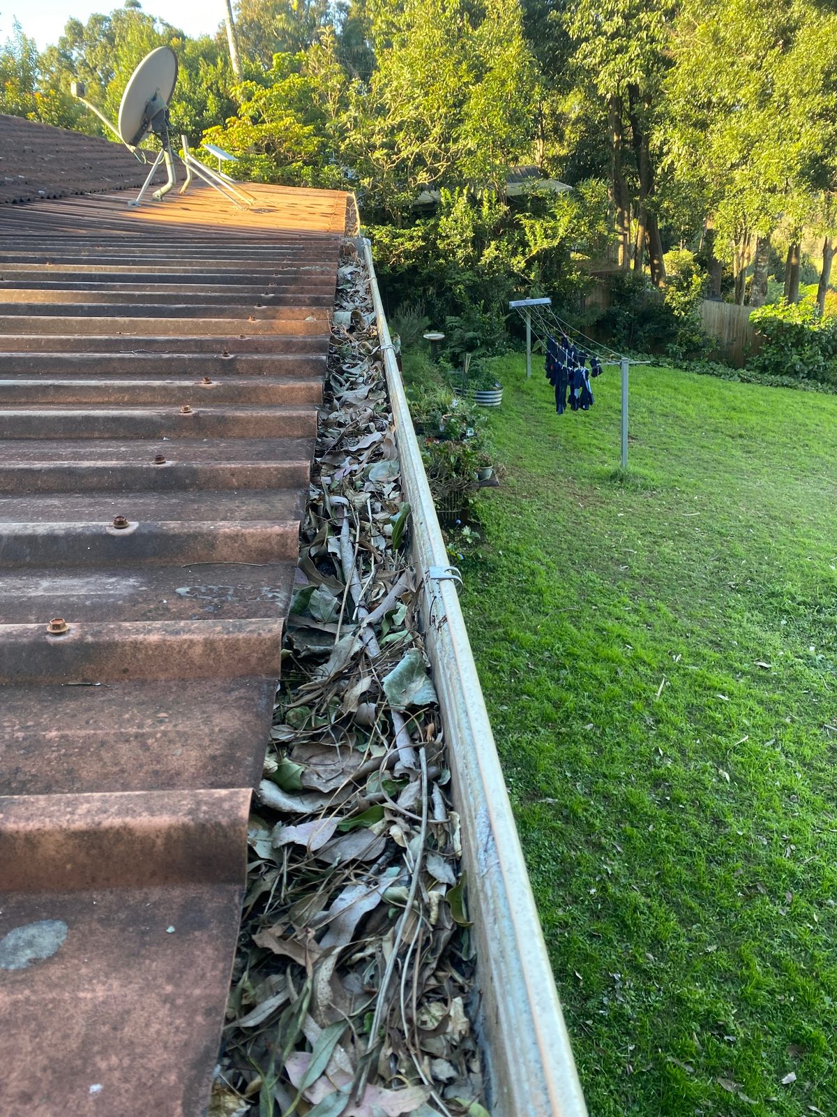 Gutter, before